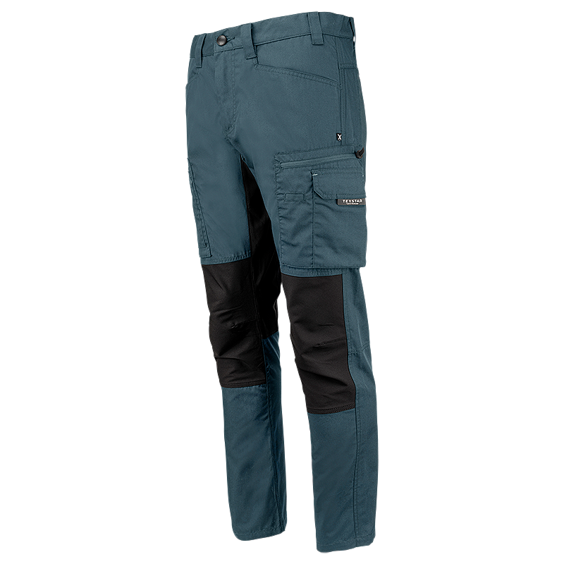FP60-8699 Blue | Men Service Stretch Pants